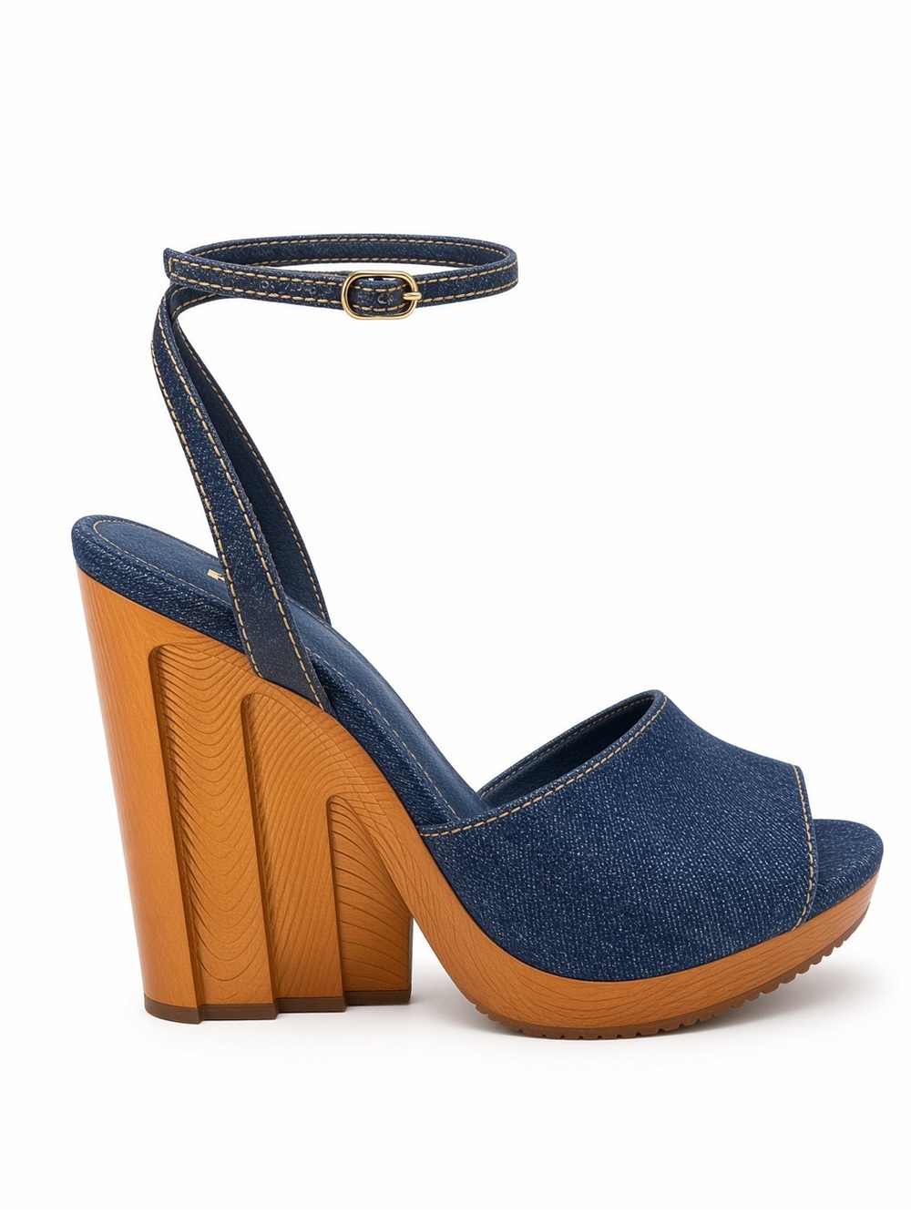 Christian Louboutin Mira Colunata Edition Ankle-Strap Platform Sandal